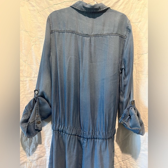 Splendid Super Soft Denim Button-Up Romper Sz:Med - Picture 10 of 13